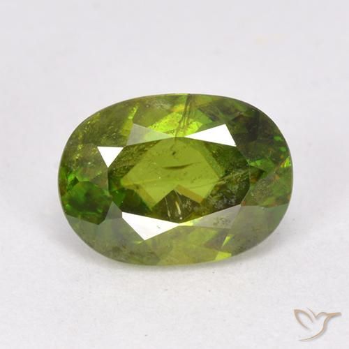 1.27ct 자연스러운 미디엄-다크 그린 스피네, 타원형, VS-SI