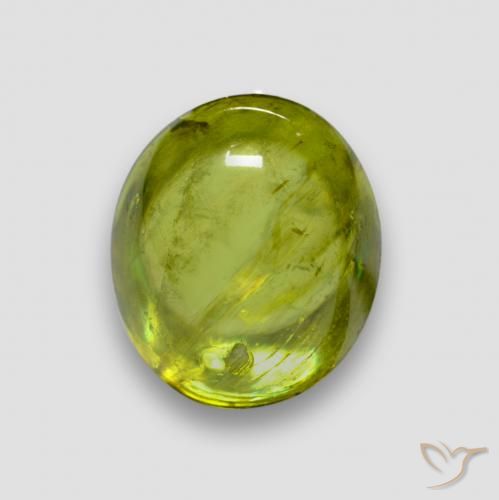 2.23ct 자연스러운 올리브 그린 스피네, 타원형, 투명한