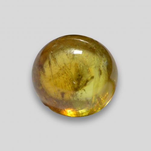 2.24캐럿 천연 골든 브라운 스펜(티타나이트), 타원형 컷, 7.7×7.3 mm, 투명한