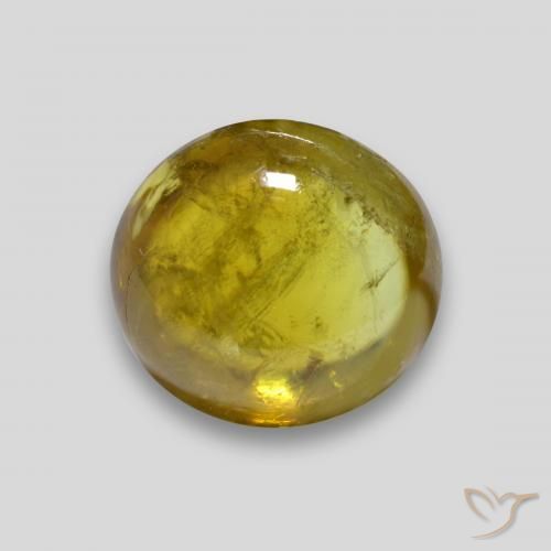 2.67ct 자연스러운 미디엄 골드 스피네, 타원형, 투명한