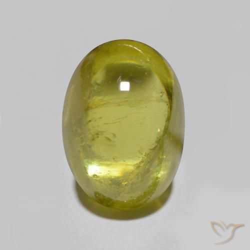 4.43캐럿 천연 따뜻한 포레스트 그린 스펜(티타나이트), 타원형 컷, 11×8 mm, 투명한