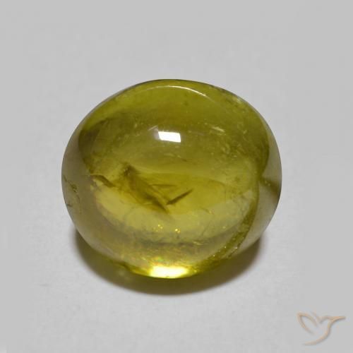 3.33ct 자연스러운 흙빛 녹색 스피네, 타원형, 투명한