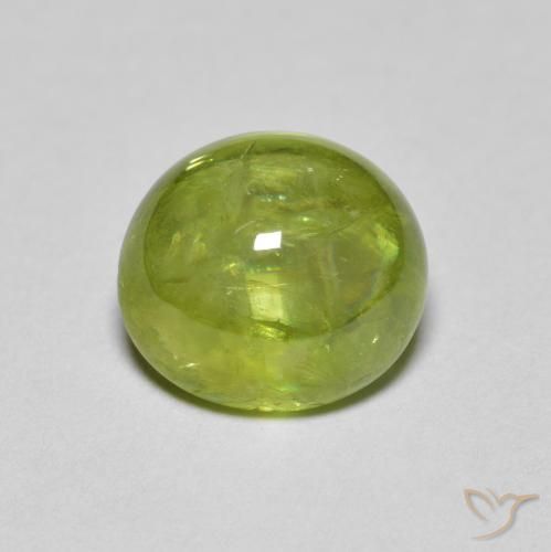 2.31ct 자연스러운 올리브 그린 스피네, 타원형, 투명한