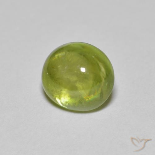 1.55캐럿 천연 Medium Light Green 스피네, 타원형, 투명한