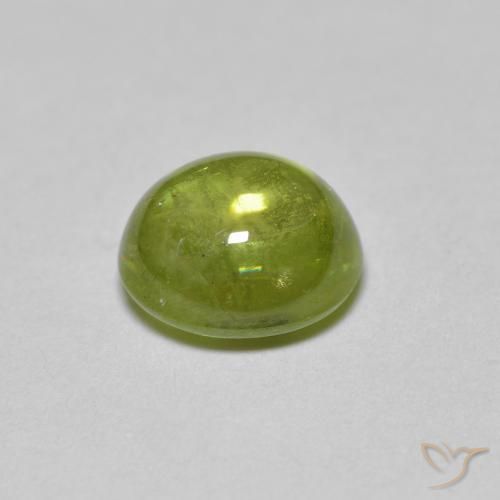 1.55캐럿 천연 Medium Light Green 스피네, 타원형, 투명한
