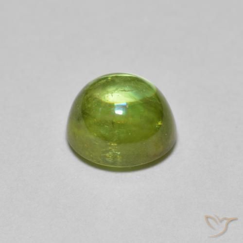 1.46캐럿 천연 Medium Light Green 스피네, 타원형, 투명한