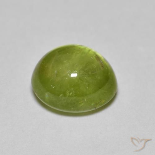 2.17캐럿 천연 Medium Light Green 스피네, 타원형, 투명한