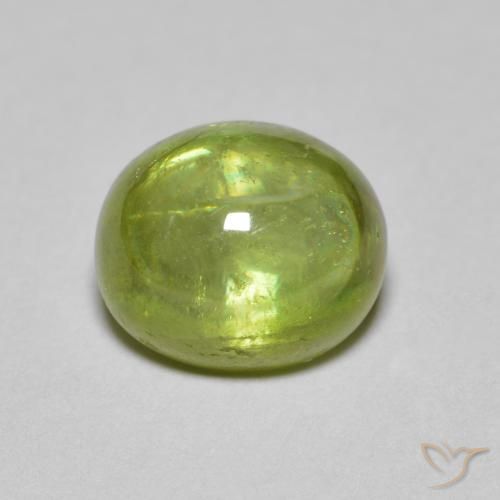 2.51ct 자연스러운 올리브 그린 스피네, 타원형, 투명한
