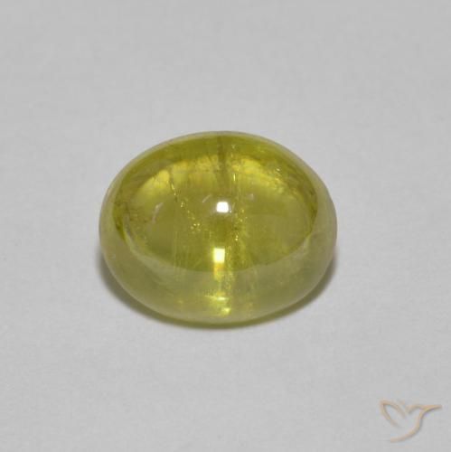 1.92ct 자연스러운 연노랑 스피네, 타원형, 투명한