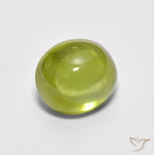 2.14ct 자연스러운 올리브 그린 스피네, 타원형, 투명한