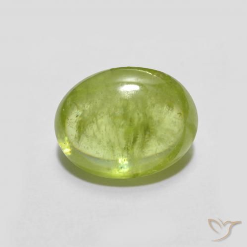2.50ct 자연스러운 미디엄 옐로우 스피네, 타원형, 투명한