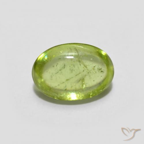 1.26ct 자연스러운 밝은 녹색 스피네, 타원형, 투명한