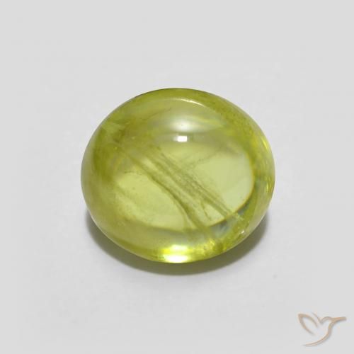 1.78ct 자연스러운 담황색 스피네, 타원형, 투명한