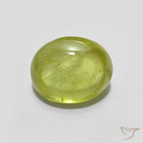 2.37ct 자연스러운 미디엄 옐로우 스피네, 타원형, 투명한