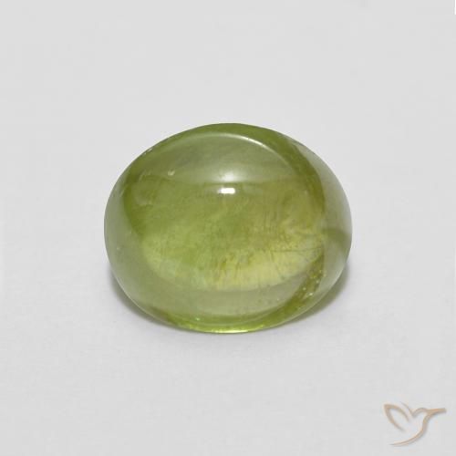 1.77ct 자연스러운 올리브 그린 스피네, 타원형, 투명한