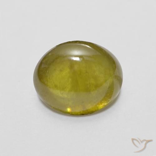 1.72ct 자연스러운 담황색 스피네, 타원형, 투명한