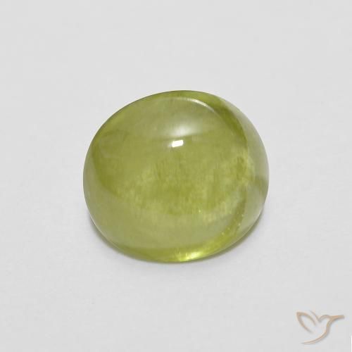 1.66ct 자연스러운 올리브 그린 스피네, 타원형, 투명한