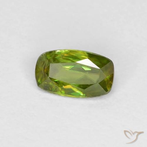 0.33ct 자연스러운 포레스트 그린 스피네, 방석, VS