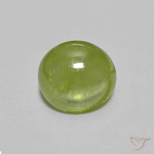 1.52ct 자연스러운 올리브 그린 스피네, 타원형, 투명한