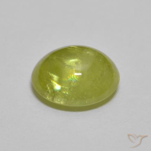2.10캐럿 천연 Medium Light Green 스피네, 타원형, 투명한
