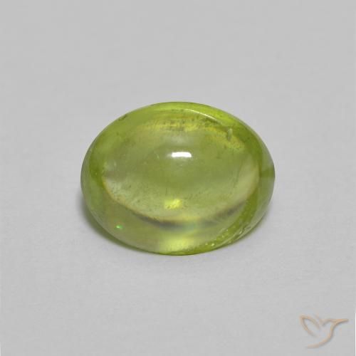 1.50ct 자연스러운 올리브 그린 스피네, 타원형, 투명한