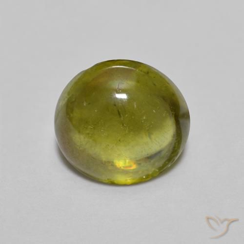 1.38ct 자연스러운 따뜻한 포레스트 그린 스피네, 타원형, 투명한