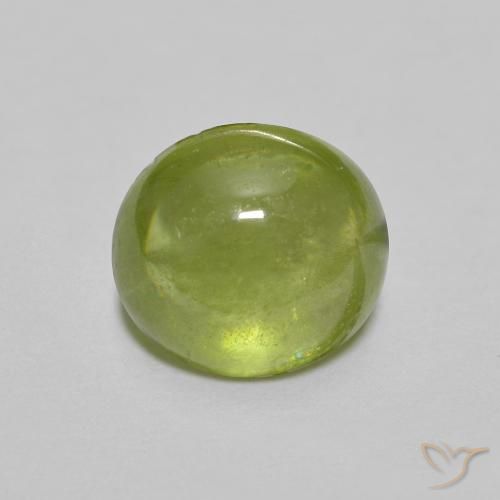 1.53ct 자연스러운 밝은 녹색 스피네, 타원형, 투명한