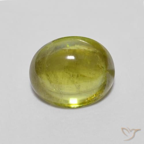 1.17ct 자연스러운 미디엄 그린 스피네, 타원형, 투명한