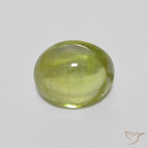 1.12ct 자연스러운 올리브 그린 스피네, 타원형, 투명한