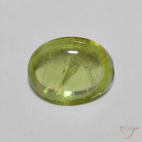 1.28ct 자연스러운 올리브 그린 스피네, 타원형, 투명한