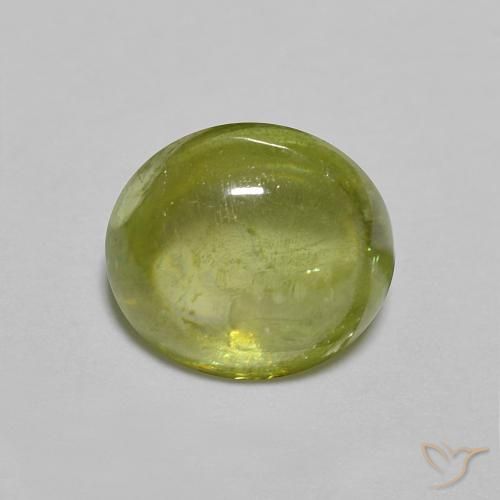 1.41ct 자연스러운 올리브 그린 스피네, 타원형, 투명한