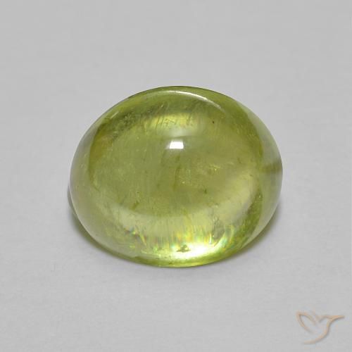 1.56ct 자연스러운 밝은 녹색 스피네, 타원형, 투명한
