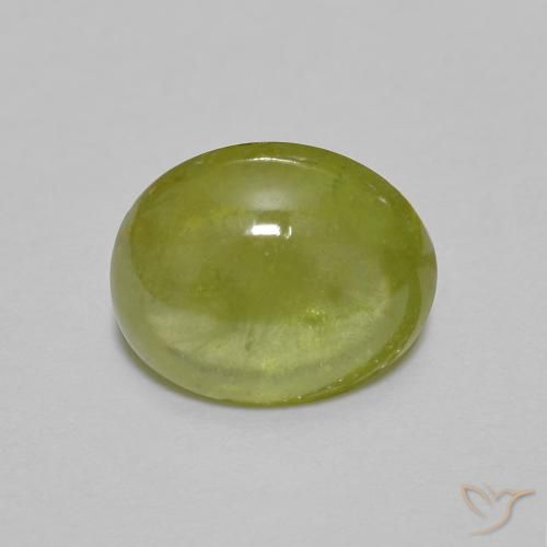 2.03ct 자연스러운 올리브 그린 스피네, 타원형, 투명한