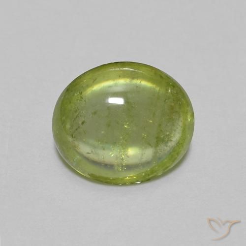 1.07ct 자연스러운 올리브 그린 스피네, 타원형, 투명한