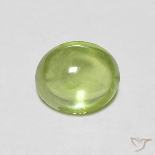 0.89ct 자연스러운 라이트 라이블리 그린 스피네, 타원형, 투명한
