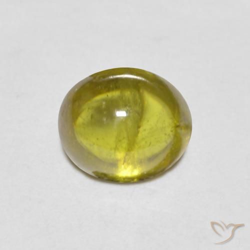 0.93ct 자연스러운 따뜻한 녹색 스피네, 타원형, 투명한