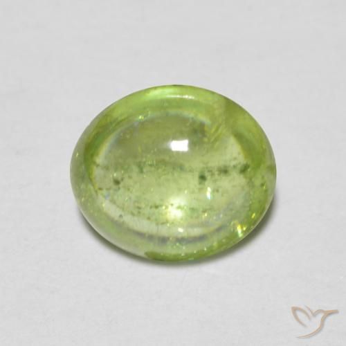 1.14ct 자연스러운 라이트 라이블리 그린 스피네, 타원형, 투명한
