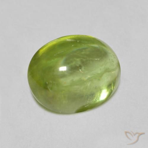 1.47ct 자연스러운 밝은 녹색 스피네, 타원형, 투명한