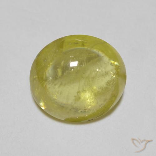 1.25ct 자연스러운 골든 그린 브라운 스피네, 타원형, 투명한