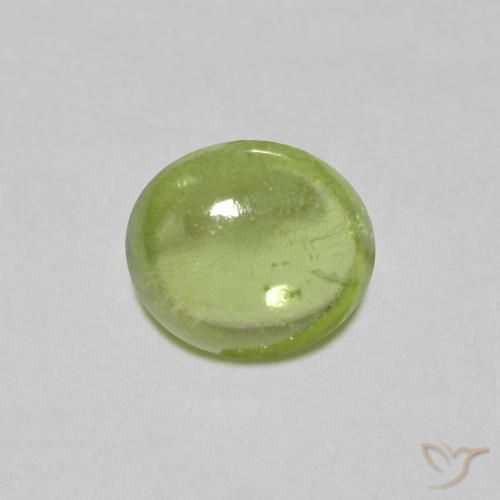 1.08ct 자연스러운 라이트 라이블리 그린 스피네, 타원형, 투명한