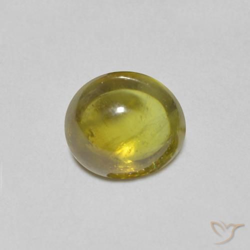 1.13ct 자연스러운 따뜻한 녹색 스피네, 타원형, 투명한
