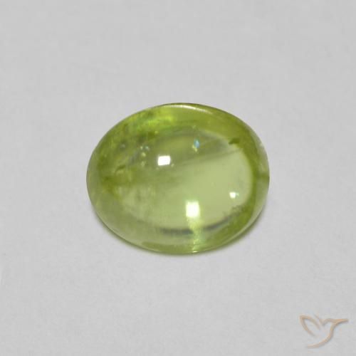 1.16ct 자연스러운 미디엄 그린 스피네, 타원형, 투명한