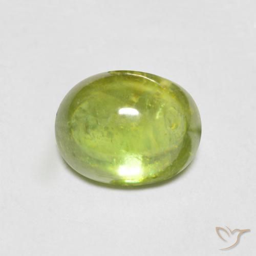 1.55ct 자연스러운 밝은 녹색 스피네, 타원형, 투명한