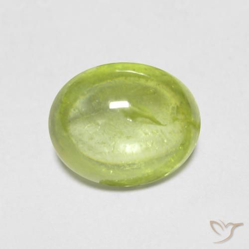 1.56ct 자연스러운 밝은 녹색 스피네, 타원형, 투명한