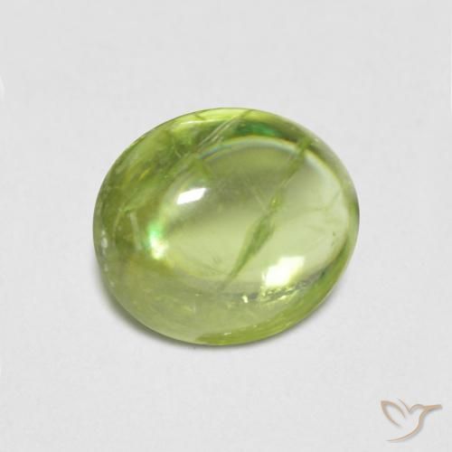 1.68ct 자연스러운 밝은 녹색 스피네, 타원형, 투명한