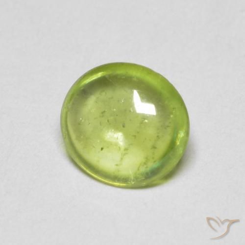0.83ct 자연스러운 라임 그린 스피네, 타원형, 투명한