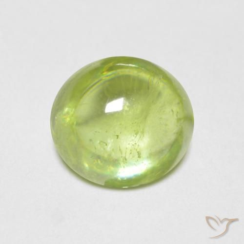 1.58ct 자연스러운 밝은 녹색 스피네, 타원형, 투명한