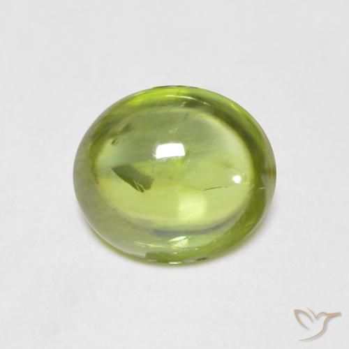 1.34ct 자연스러운 밝은 녹색 스피네, 타원형, 투명한