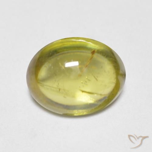 1.76ct 자연스러운 미디엄 옐로우 스피네, 타원형, 투명한