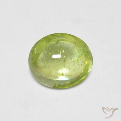 0.70ct 자연스러운 밝은 녹색 스피네, 타원형, 투명한